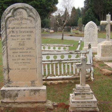 DEVENISH J.M.S. 1839-1902 :: ASPINALL Constance Jane 190? :: ? Ray -1906