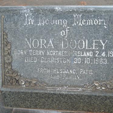 DOOLEY Nora 1914-1963