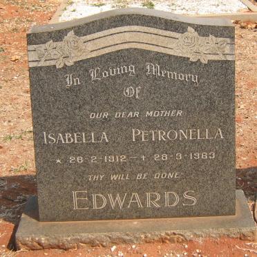 EDWARDS Isabella Petronella 1912-1963