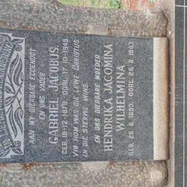 EEDEN Gabriel Jacobus, van 1879-1949 &amp; Hendrika Jacomina Wilhelmina 1893-1957