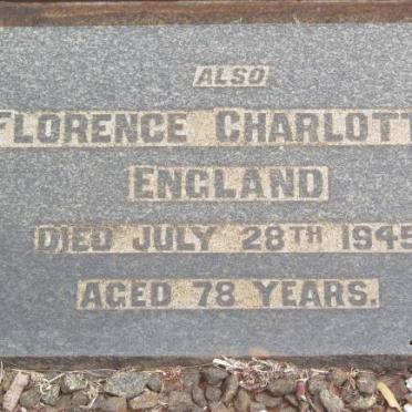 ENGLAND Florence Charlotte -1945