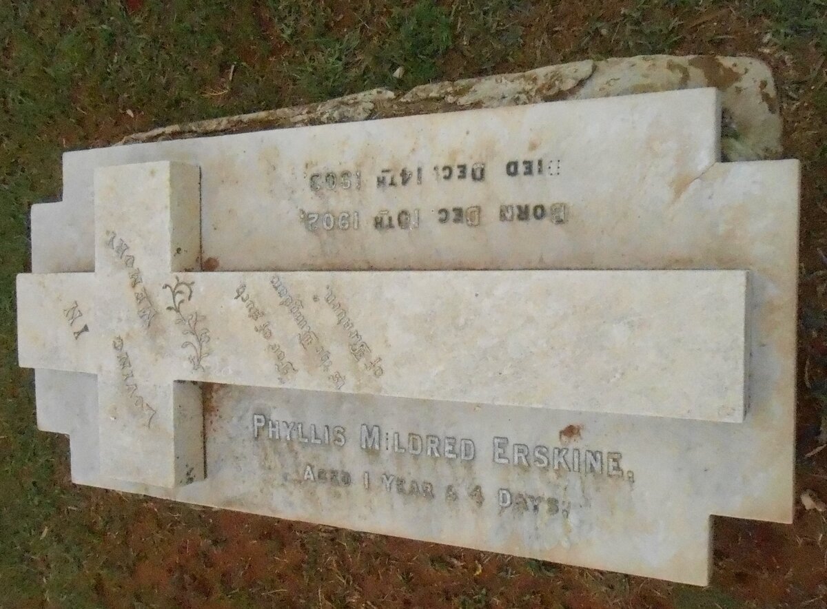 ERSKINE Phyllis Mildred 1902-1903