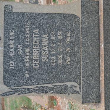 ERASMUS Gerbrechta Susanna 1894-1956