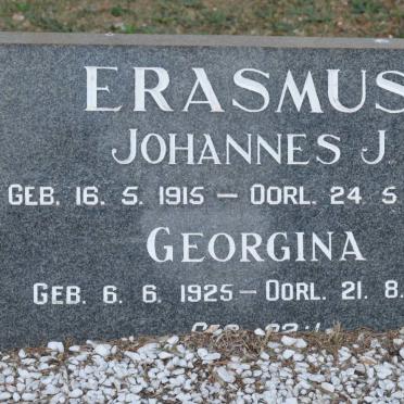 ERASMUS Johannes J. 1915-1968 &amp; Georgina 1925-2011