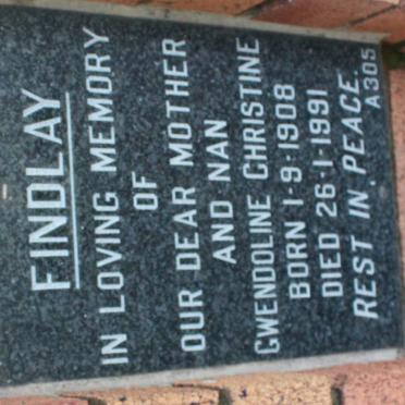 FINDLAY Gwendoline Christine 1908-1991