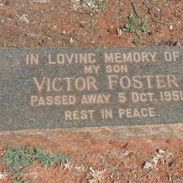 FOSTER Victor -1951