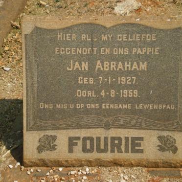 FOURIE Jan Abraham 1927-1959