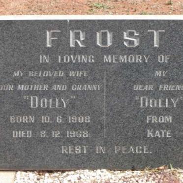 FROST Dolly 1908-1968