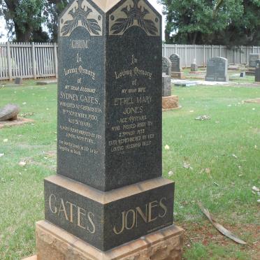 GATES Sydney -1930 :: JONES Ethel Mary -1933