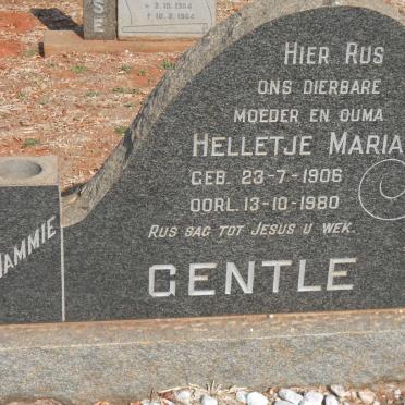 GENTLE Helletje Maria 1906-1980