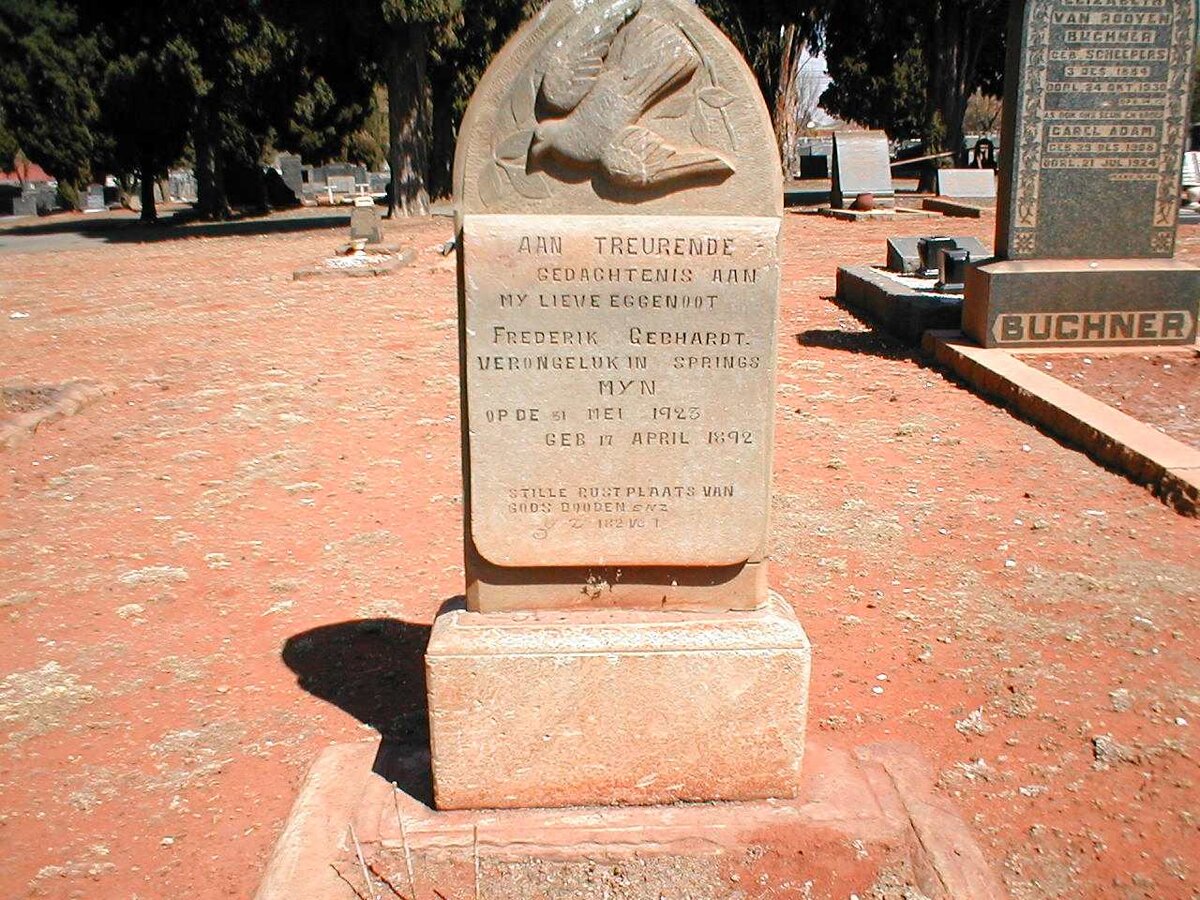 GEBHARDT Frederik 1892-1923