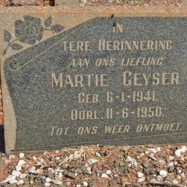 GEYSER Martie 1941-1950