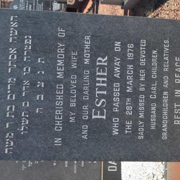 GILLMAN Esther -1976