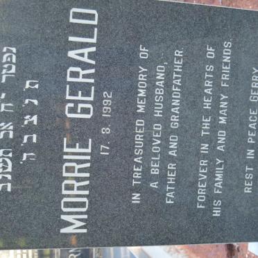 GILLMAN Morrie Gerald -1992