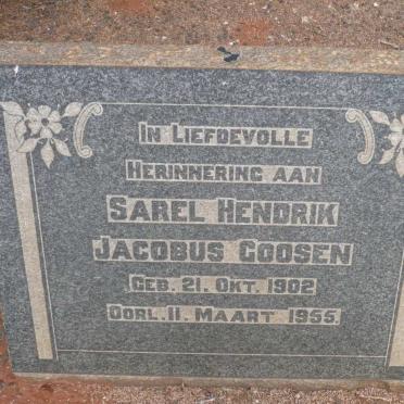 GOOSEN Sarel Hendrik Jacobus 1902-1955