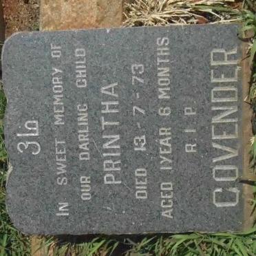 GOVENDER Printha -1973