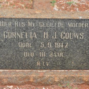 GOUWS Cornelia H.J. -1947