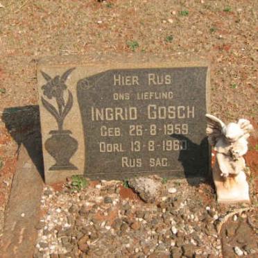GOSCH Ingrid 1959-1960