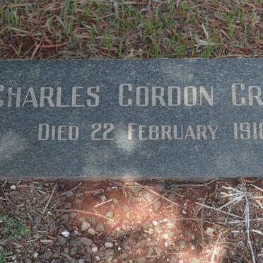 GRIGOR Charles Gordon -1918