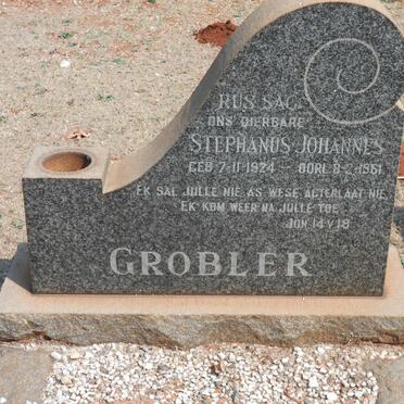 GROBLER Stephanus Johannes 1924-1961