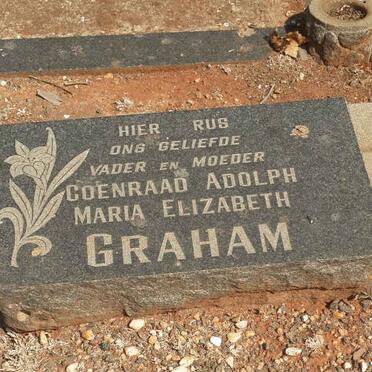 GRAHAM Coenraad Adolph &amp; Maria Elizabeth