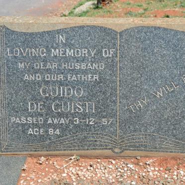 GUISTI Guido, de -1957