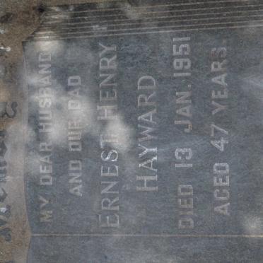HAYWARD Ernest Henry -1951