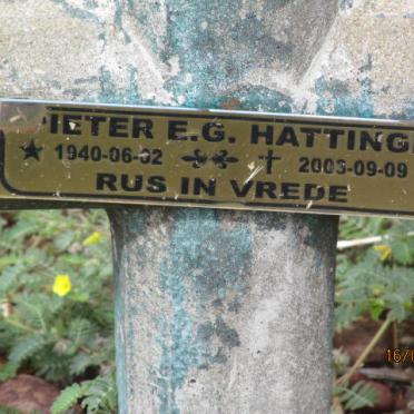 HATTINGH Pieter E.G. 1940-2003