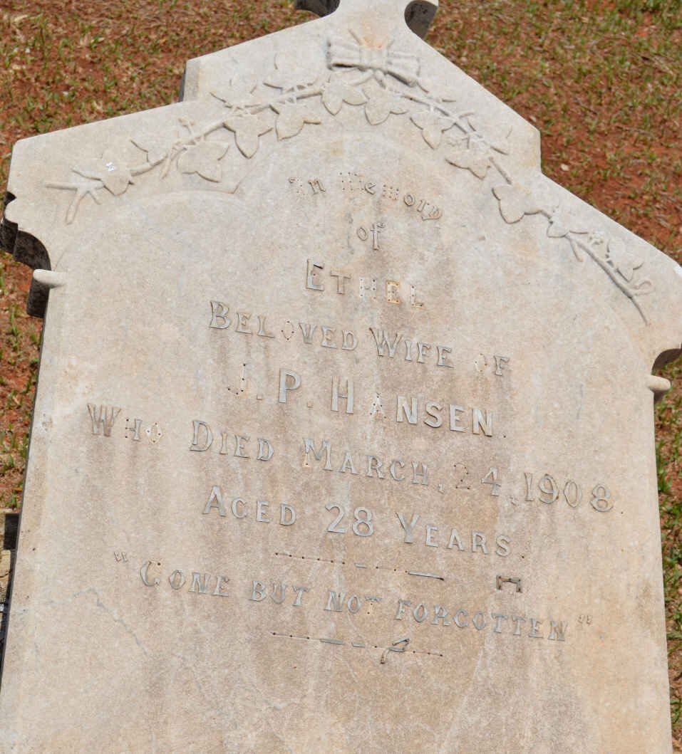 HANSEN Ethel -1908