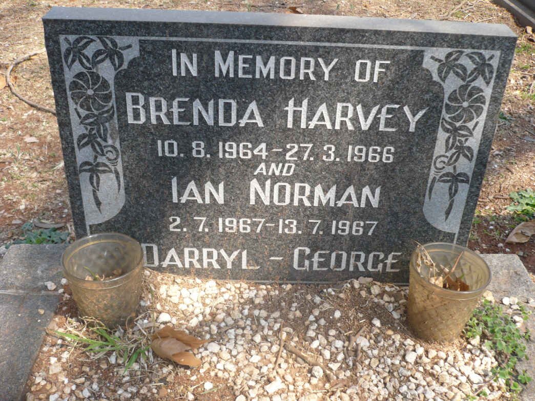 HARVEY Brenda 1964-1966 :: NORMAN Ian 1967-1967