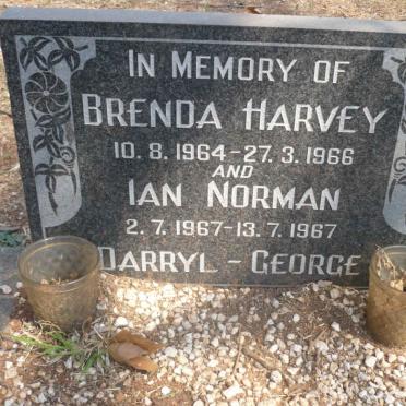 HARVEY Brenda 1964-1966 :: NORMAN Ian 1967-1967