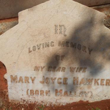 HAWKER Mary Joyce nee MALLEY 1902-1925