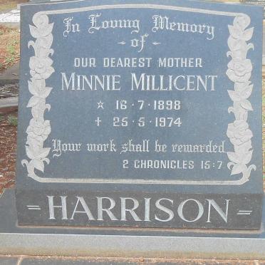 HARRISON Minnie Millicent 1898-1974