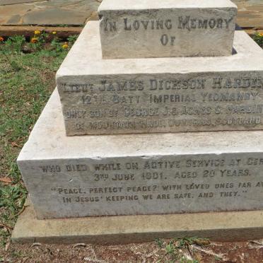 HARDING James Dickson -1901