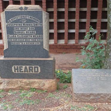 HEARD Josephine Minnie nee SMITH :: HEARD Samuel :: HEARD Clara Elizabeth :: HEMSLEY Hurbert Newman 1875-1963