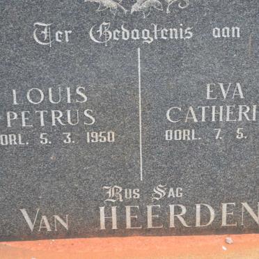 HEERDEN Louis Petrus, van -1950 &amp; Eva Catherina -1950