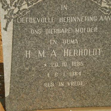 HERHOLDT H.M.A. 1895-1964
