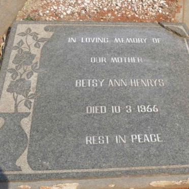 HENRYS Betsy Ann -1955