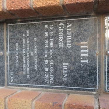 HILL Alfred George 1905-1991 &amp; Irene 1912-2007 :: McGEACHIE