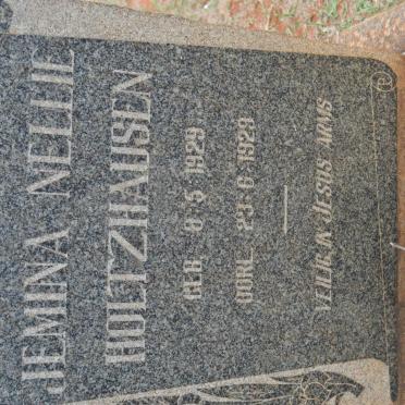 HOLTZHAUSEN Jemina Nellie 1929-1929