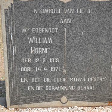 HORNE William 1913-1971