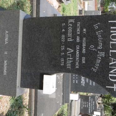 HOLLAND Leonard Arthur 1922-1975