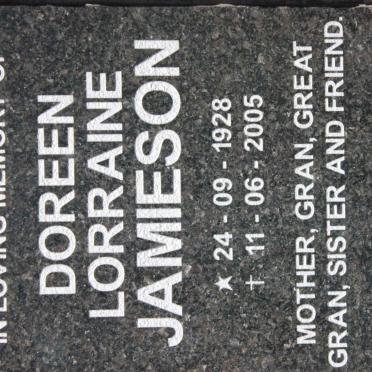 JAMIESON Doreen Lorraine 1928-2005