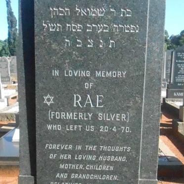 JACOBSON Rae nee SILVER -1970