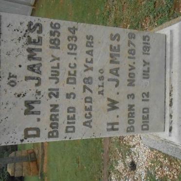 JAMES D.M. 1856-1934 :: JAMES H.W. 1879-1915