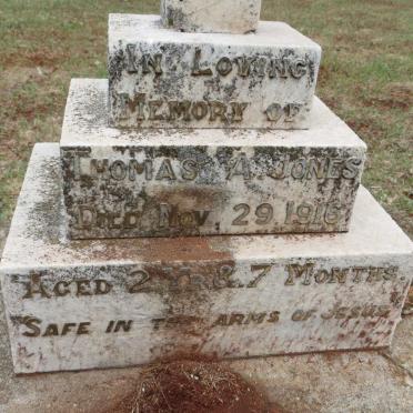 JONES Thomas A. -1916