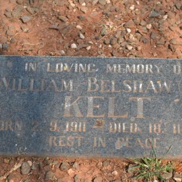 KELT William Belshaw 1911-1967