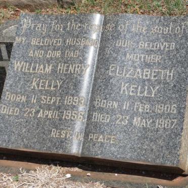 KELLY William Henry 1893-1956 &amp; Elizabeth 1906-1987