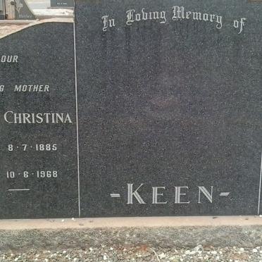 KEEN George 1887-1964 &amp; Anna Christina 1885-1968