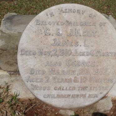 KELT James J. -1910 :: KELT George -1917